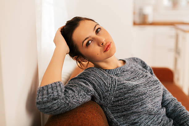 istock Relax at Home after tired day at work 2211169348