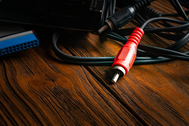 Interconnect Plug Against White Background