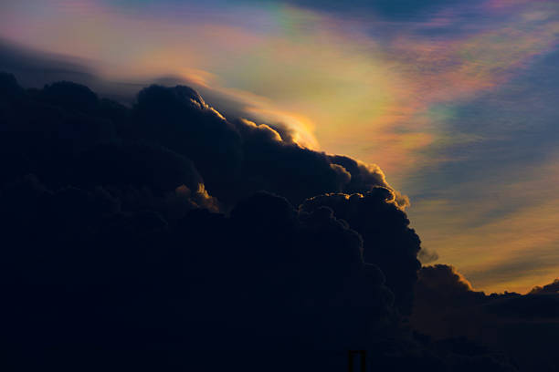 Sunset, sunrise sky and cloudy, beautiful nature
