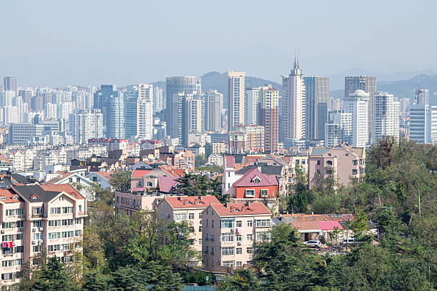 istock Residential district in Qingdao, China from the top 2211196682