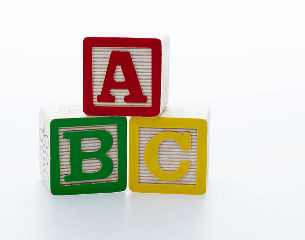 istock Wooden blocks with letters ABC 2211210042