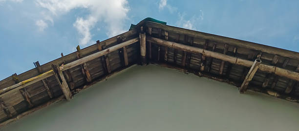 Traditional house bamboo tile roof