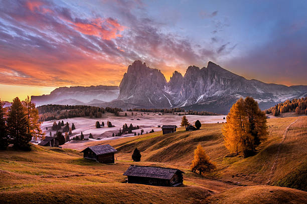 istock Alpe di Siusi valley in Italian dolomites 2211218497