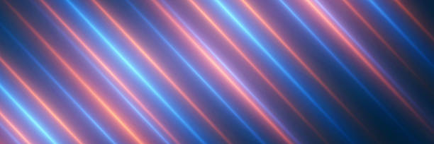 istock Abstract background. Set of neon lines, laser beams. Light Effect of light. 2211221591