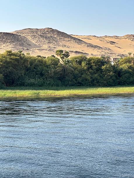 istock Landscape of the magical blue Nile River 2211229101