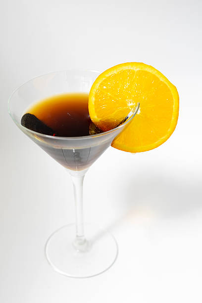 istock Cocktail with orange on a white background. Isolated. 2211229184
