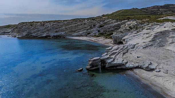 istock Scenic coastal view with rocky cliffs and clear blue waters. 2211230404