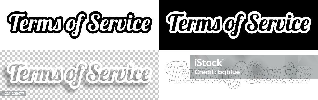 Terms Service Background Terms Of Service Text For Design Blank White And Black Backgrounds Line ...