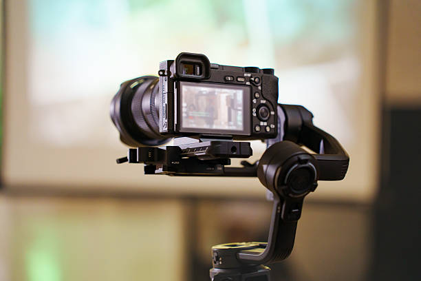 istock A black professional camera for capturing holidays and events. 2211239838