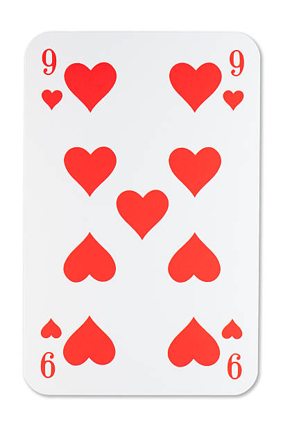 Playing Card nine of Hearts