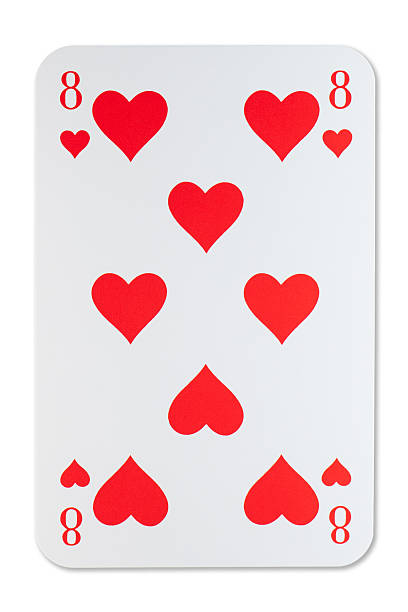 istock Playing Card eight of Hearts 2211240278