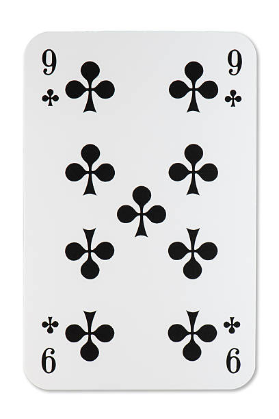 istock Playing card nine of Clubs 2211240601