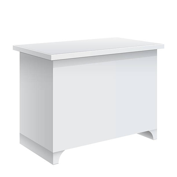 istock Promotion counter, Retail Trade Stand Isolated on the white background. 2211240980