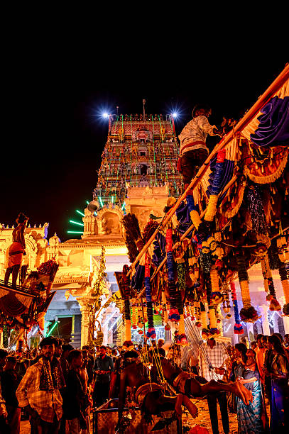 istock Night view of temple 2211241927