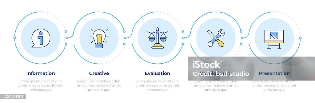 Value Engineering Steps Infographic 5 Steps Stock Illustration ...