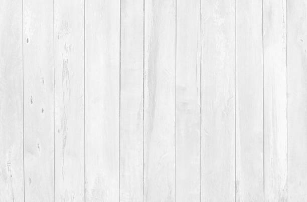 White wooden wall texture for background in natural pattern with old and vintage style.