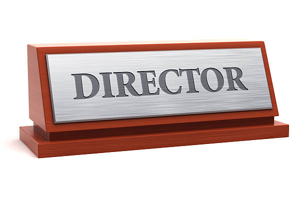 istock Director desk nameplate, professional office title 2211252311