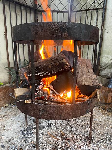 istock fireplace for garden barbecues and grills 2211257808