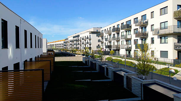 istock Modern residential complex mortgage new infrastructure 2211259570
