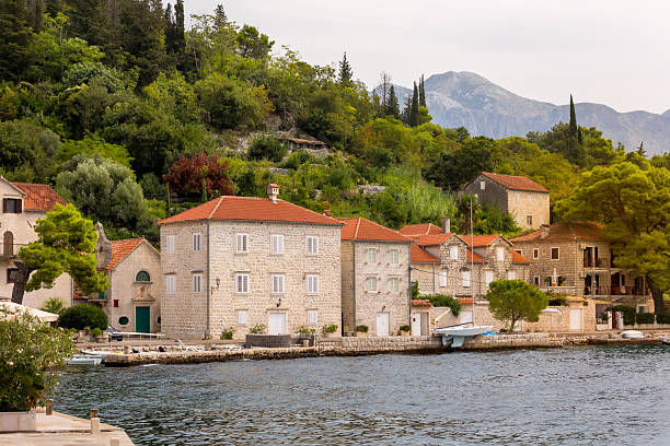 istock Perast, Montenegro houses and mountains 2211259753