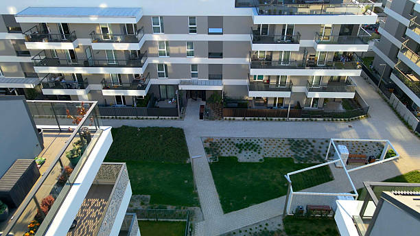 istock Modern residential complex mortgage new infrastructure 2211259890