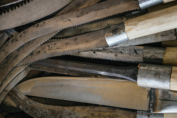 istock Carpenter tools showing saws and blades close up 2211260395