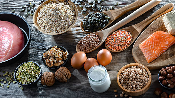 istock Food products rich in protein. High-protein diet 2211267343