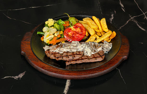 istock Tenderloin with mushroom sauce 2211269467