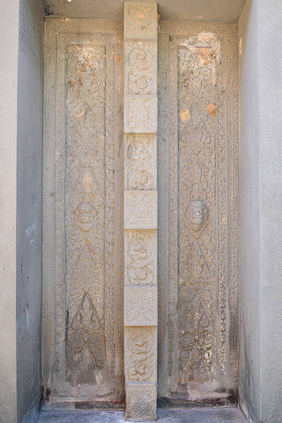 istock Bas-Reliefs (Low Relief Carvings) at Preah Ko temple Siem Reap, Cambodia. 2211270936