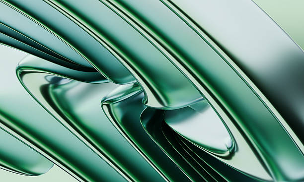 Data stream fiber optic network cables. Digitally generated image. 3d render.