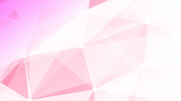 Abstract Broken Glass Plexus Dark Red, Pink Loop 4K Background. 4K stock photo