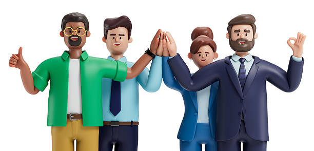 istock Team celebration, success achievement, collaboration triumph 2211273153