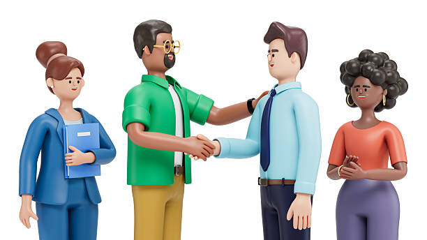 istock Handshake for success, agreement in business, diverse collaboration 2211276555