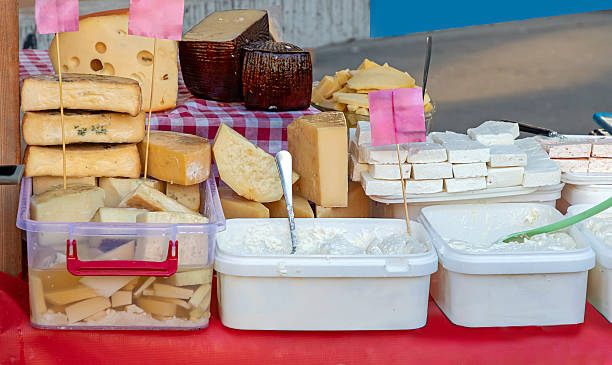 istock Mix of cheese on market 2211277474