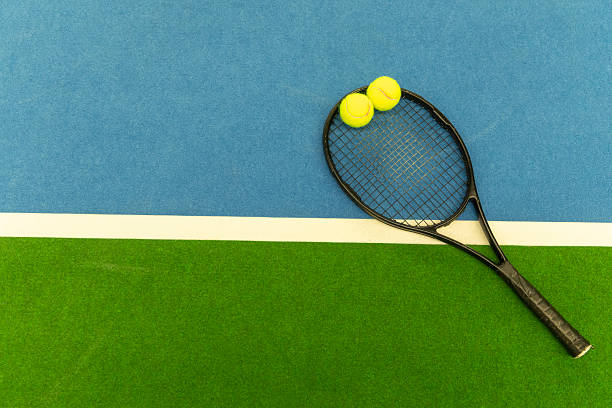 istock Tennis equipment during an indoor session 2211280993