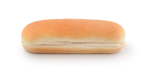 istock Hotdog bun isolated on white. 2211289276