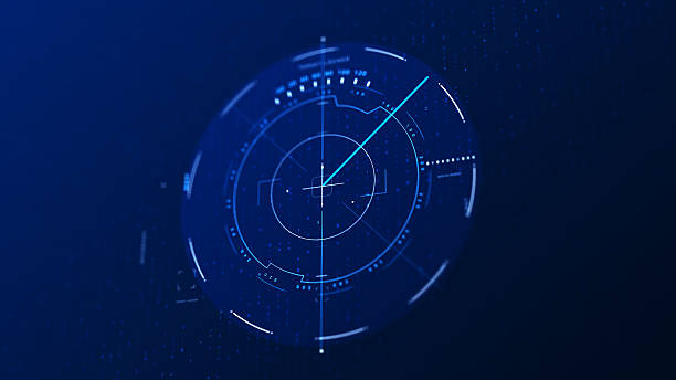 istock Searching for update on radar concept -4K Stok photo 2211291943