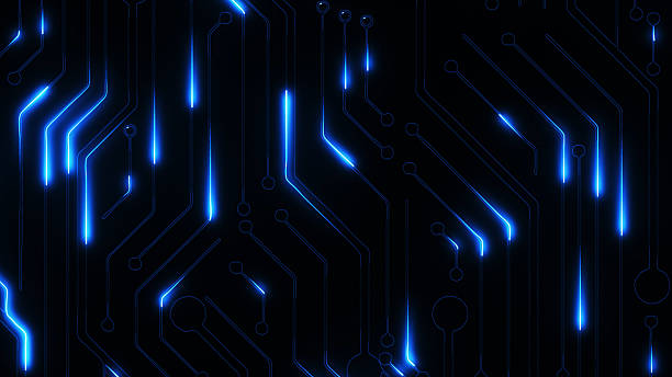 Circuit Board Background - 4K Stok photo