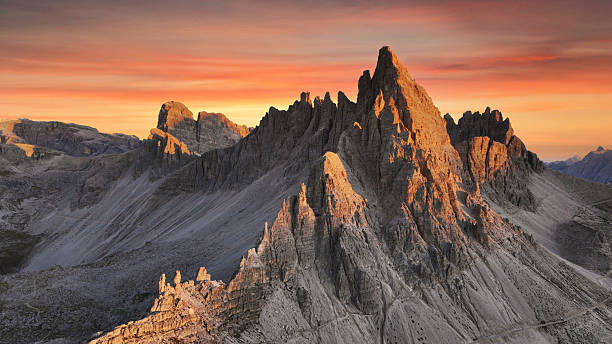 istock Beautiful landscape of mountains during sunset 2211295002