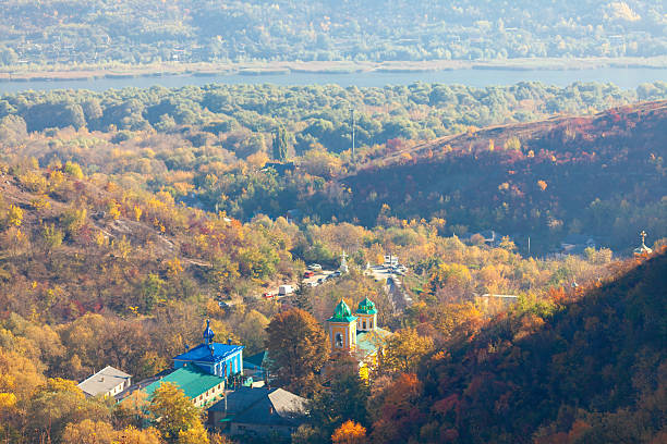 istock View of Saharna Monastery nestled in forested hills 2211307607