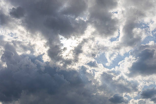 istock Dramatic sky with blue storm clouds. Heaven bad weather sky. 2211309636