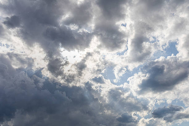 istock Dramatic sky with blue storm clouds. Heaven bad weather sky. 2211309637