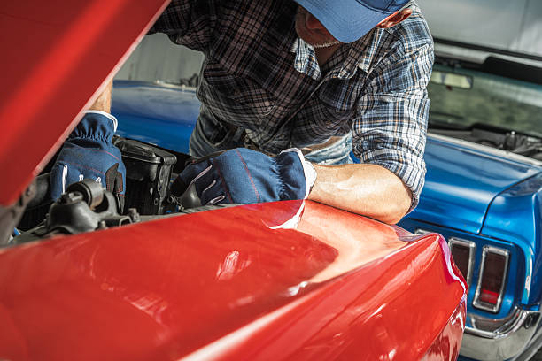 istock Car Maintenance in an Auto Shop During Daylight Hours 2211323768