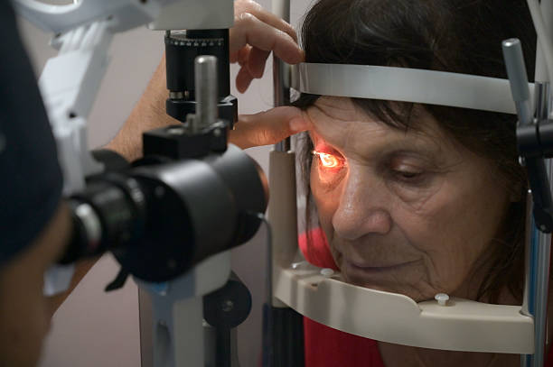 istock doctor and patient undergoing eye check-up 2211323808