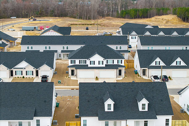 istock New North Carolina Duplex Neighborhood - Developing Neighborhood - Under Construction 2211330008