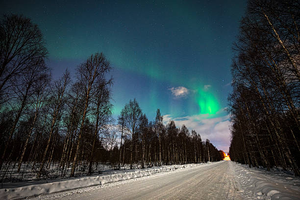 Aurora Borealis in Rovaniemi-Nivavaara