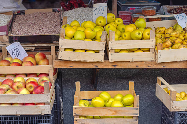 istock Apples Pears Beans Market 2211339083