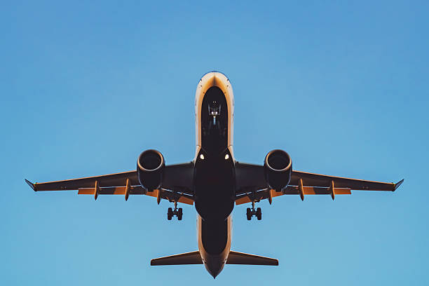 istock Passenger Jet Prepares for Landing 2211340556