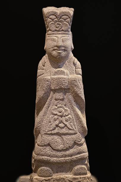 istock Intricate Stone Statue of a Historical Figure 2211340926
