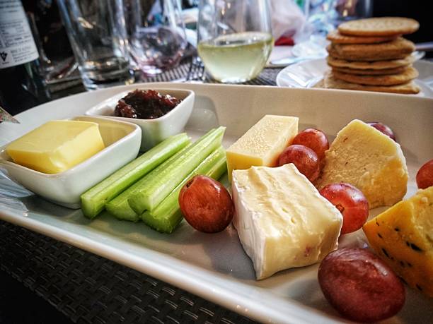 istock Closeup of a cheeseboard 2211342158